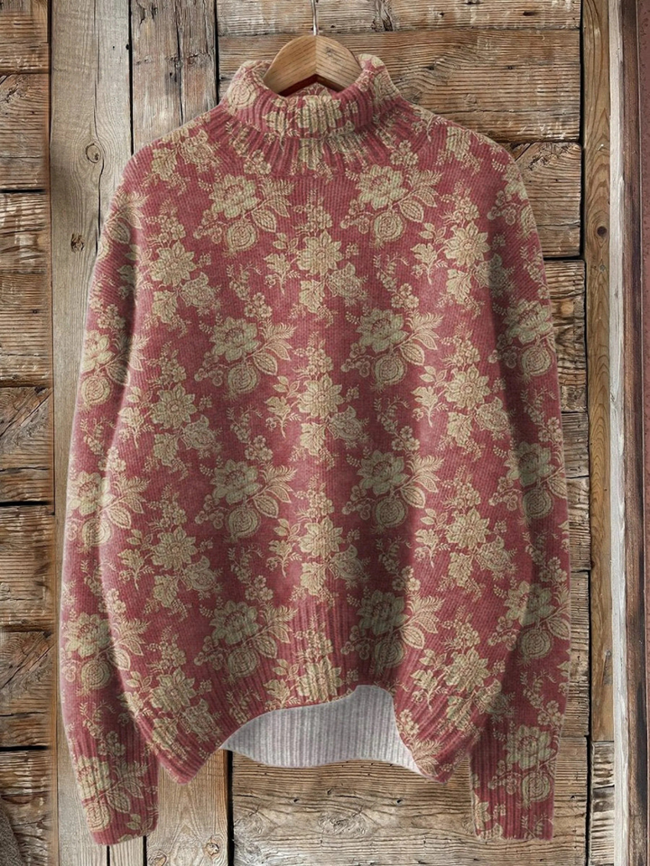 Joyce | Vintage bloemenprint trui